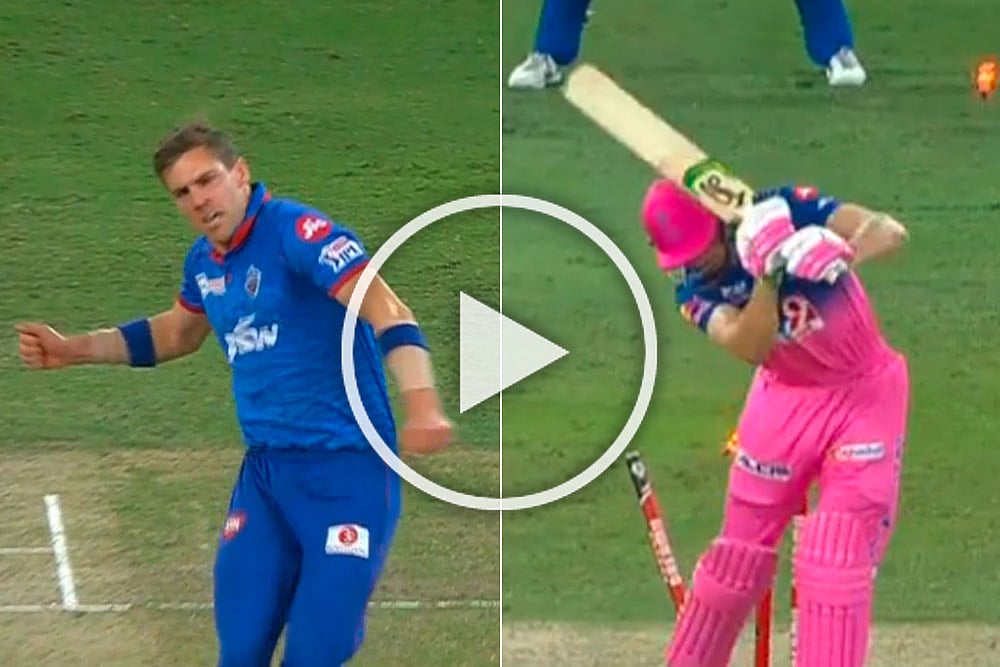 Anrich Nortje Breathes Fire As South African Bowls Fastest Delivery In IPL - WATCH The Historic Moment
