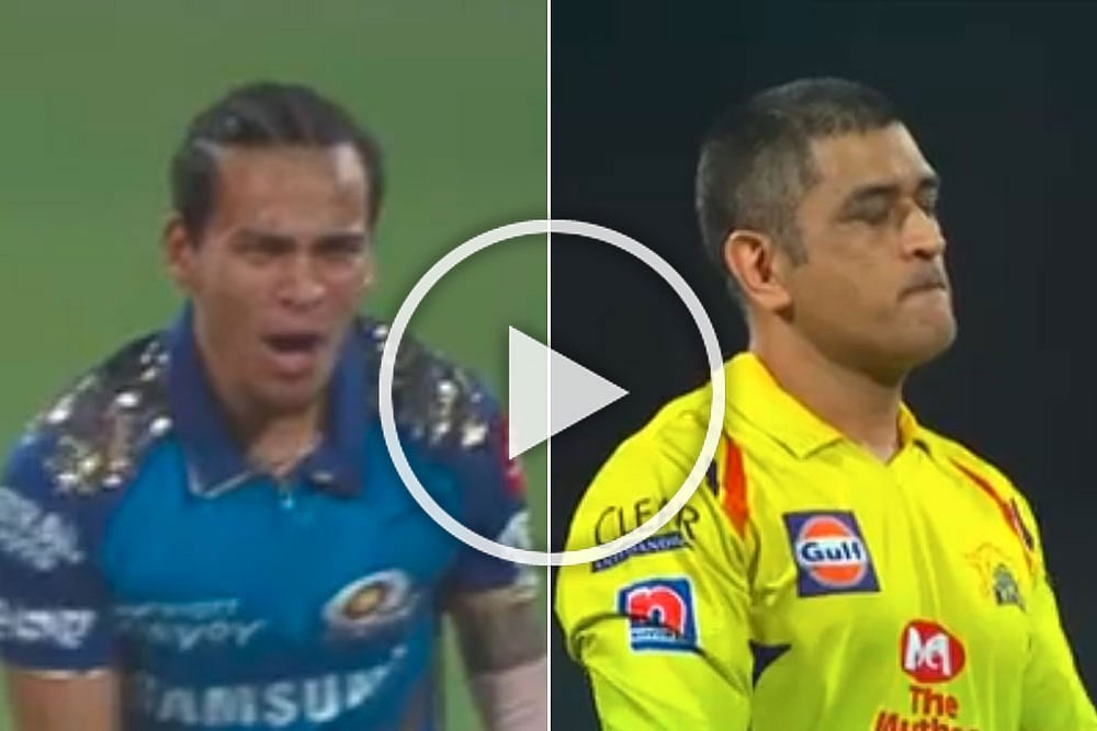 IPL 2020, CSK Vs MI: Legend Killer Rahul Chahar Wins Battle Against MS Dhoni - WATCH