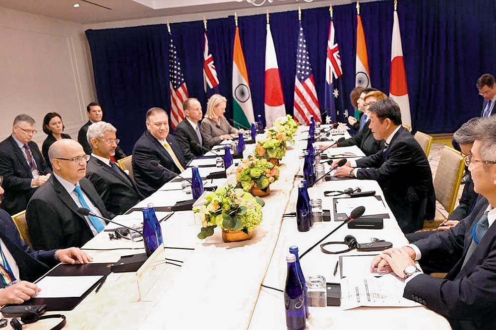 The September 2019 Ministerial-Level Meeting Of The Quad Nations In New York.