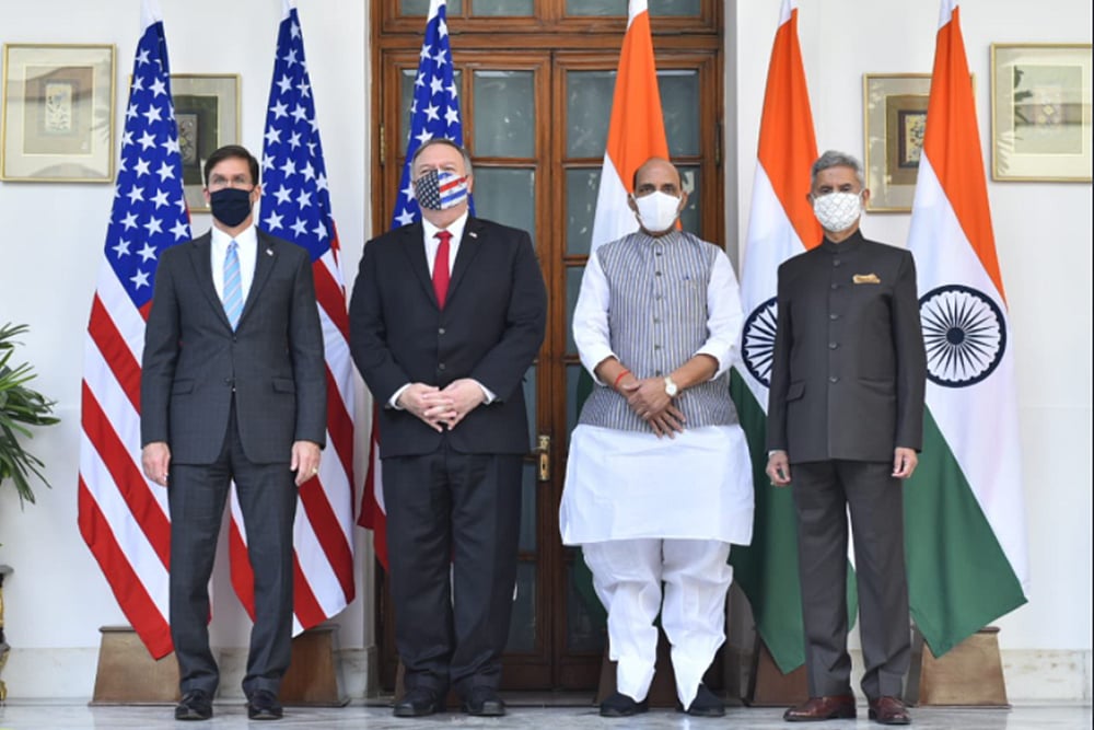 India, US Ink Defence Pact, Pompeo Says US Stands With India On Galwan Valley Clash