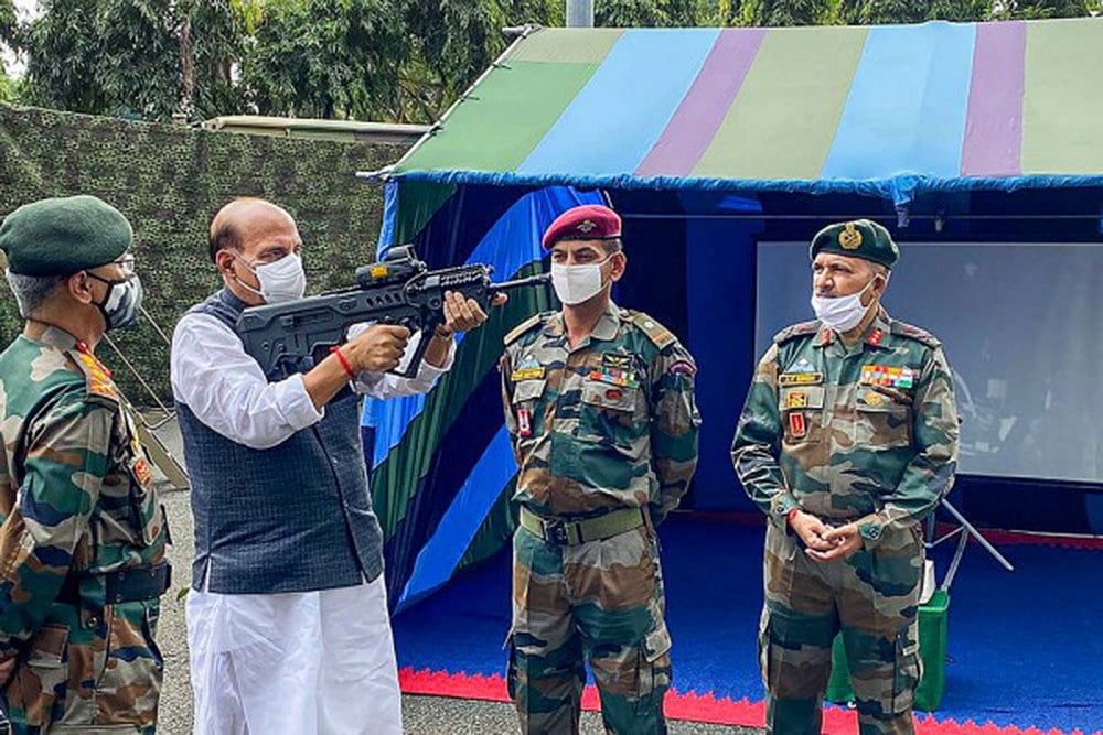 Will Leave No Stone Unturned To Strengthen The Arms Of Our Armed Forces: Rajnath Singh