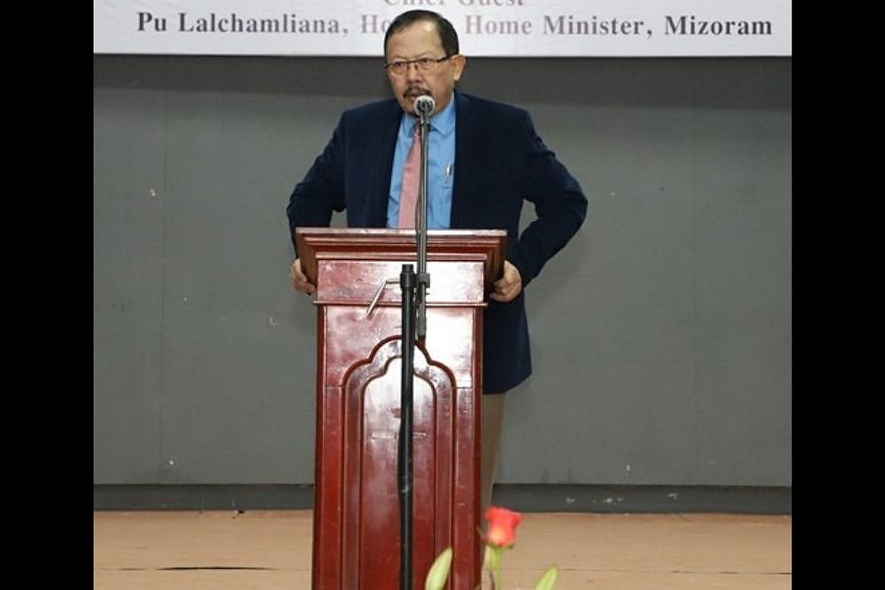 Mizoram Home minister Lalchamliana