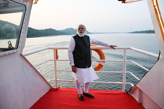 PM Modi Launches Seaplane Service In Gujarat