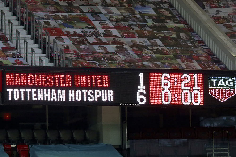 Manchester United 1-6 Tottenham: Solskjaer's Sorry Side Suffer Joint-record Home Defeat