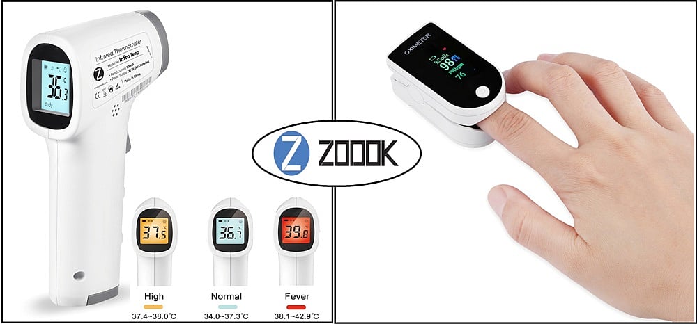 The Two Timely Devices: Zoook Launches Non-Contact Infra Temp Thermometer And Oximate Finger Tip Pulse Oximeter