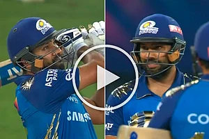 IPL 2020 Final, MI Vs DC: Rohit Sharma Makes Fun Of Anrich Nortje, Hits Outlandish Six - WATCH