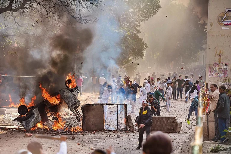 Clashes during Delhi violence in February 2020 - null