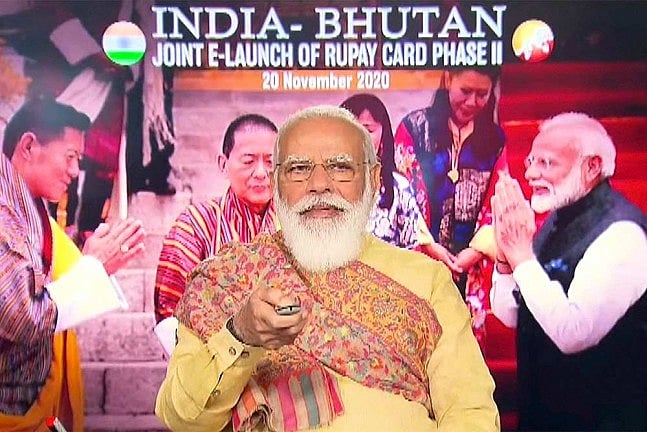 Modi, Bhutanese PM Jointly Launch RuPay Card Phase-II