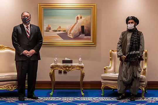 Mike Pompeo Meets Afghan Government Officials, Taliban Representatives In Doha