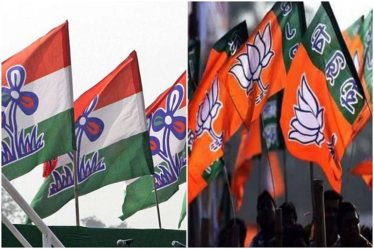 BJP, TMC Workers Clash In Kolkata - null
