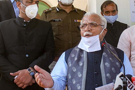 Some Political Parties Are 'Sponsoring' Farmer Protests: Haryana CM Khattar