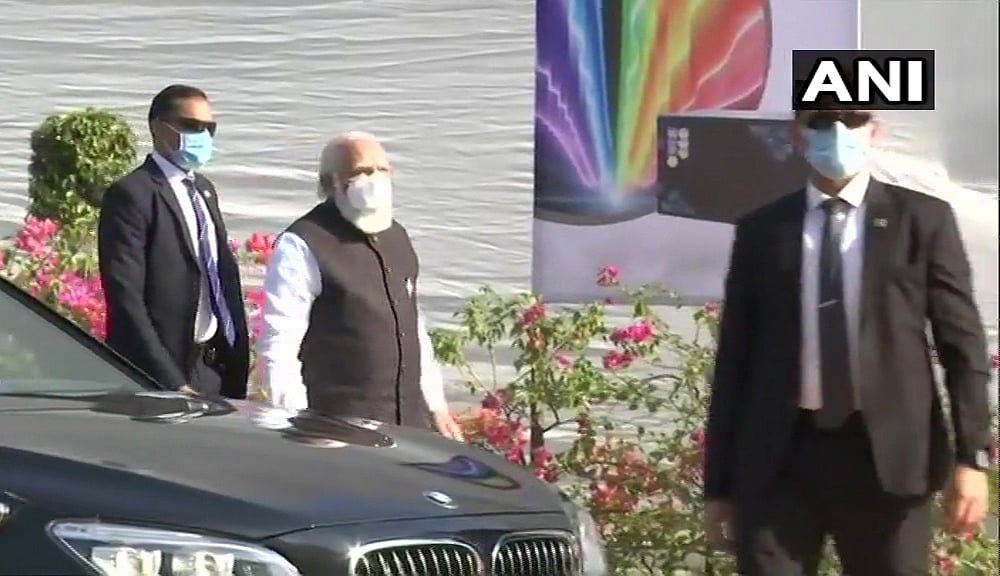 PM Modi Reviews Progress Of Covid Vaccine At Zydus Factory In Gujarat