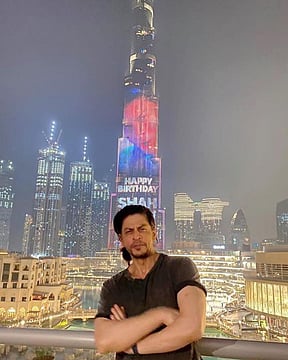 Watch: On Shah Rukh Khan’s 55th Birthday, Burj Khalifa Adds Sparkle To His Celebration