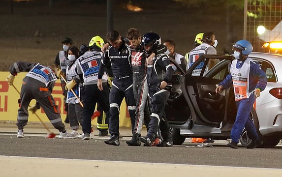 F1: Romain Grosjean To Miss Race After Crash, Replaced By Pietro Fittipaldi