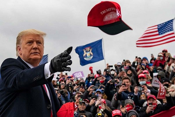 Twitter Flags Trump's Tweet Alleging Democrats Of Trying To 'Steal The Election'