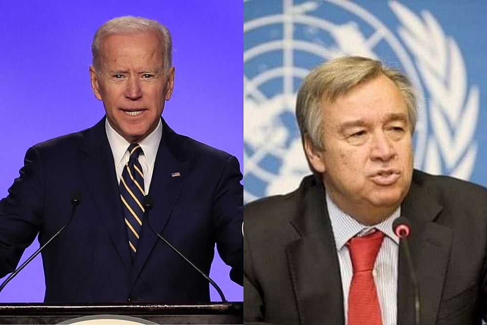 Joe Biden, UN Chief Discuss Strengthening Partnership On Urgent Global Issues