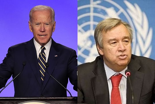 Joe Biden, UN Chief Discuss Strengthening Partnership On Urgent Global Issues