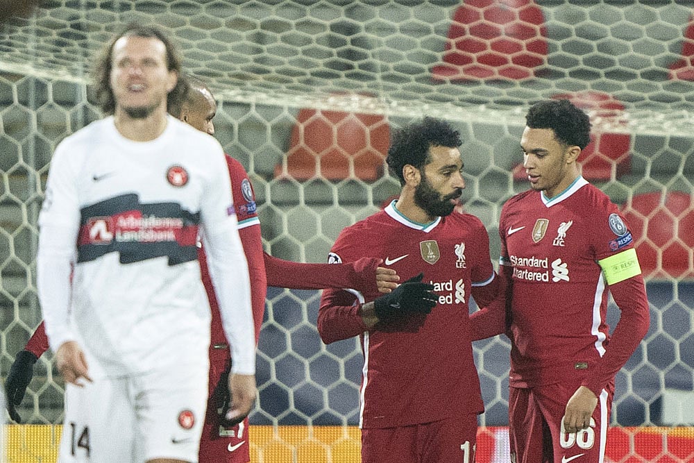 Midtjylland 1-1 Liverpool: Mohamed Salah Breaks Reds Records As Much-changed Group Winners Held - null