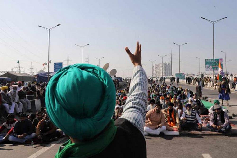 (PTI Photo) : Section 144 Enforced In Noida Ahead Of Farmers' Parliament March |