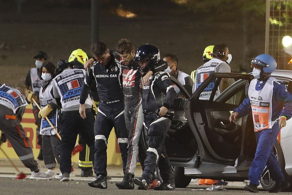 Romain Grosjean Discharged From Hospital Three Days After Frightening F1 Crash