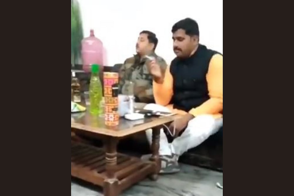 Watch: Two Bulandshahr Cops Transferred After Video With Alcohol, Smoking Surfaces