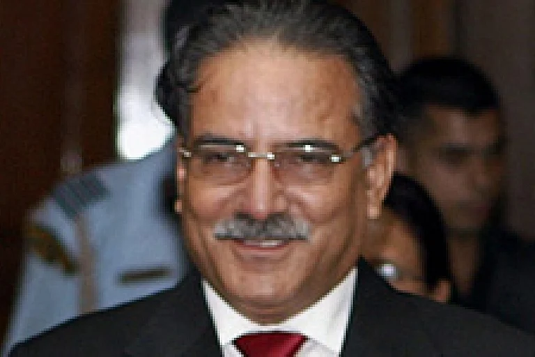 Nepal's Prime Minister Pushpa Kamal Dahal 'Prachanda', who is embarking on a weeklong visit to China - null