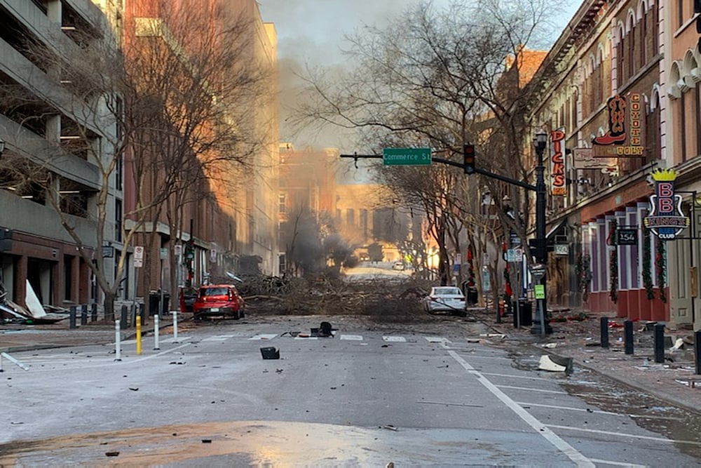 Watch: Explosion Rattles Downtown Nashville, Three Injured