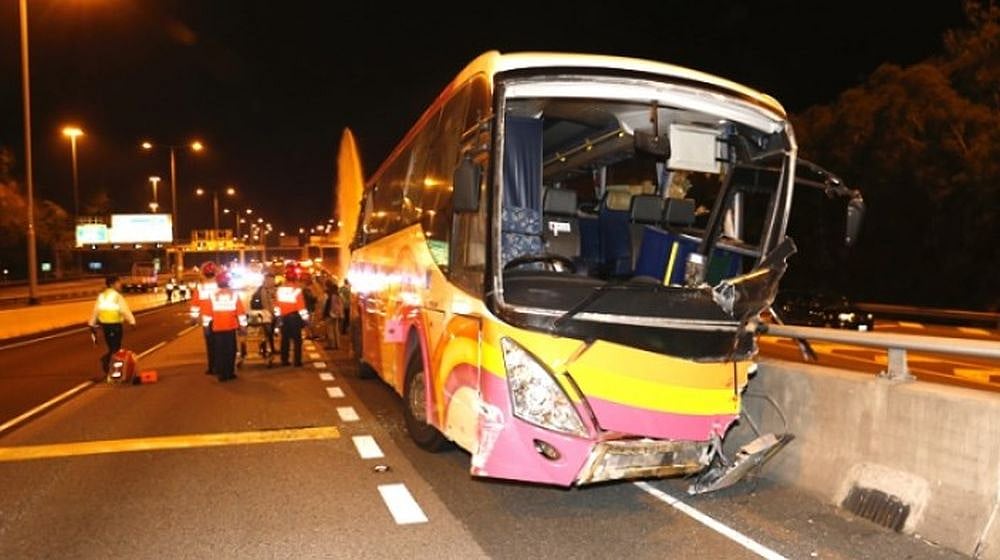 Over 40 Injured As 2 Buses Collide Head-On