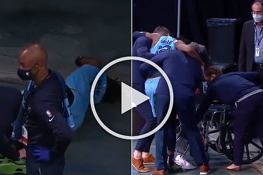 NBA: Memphis Grizzlies Guard Ja Morant Writhes In Pain Before Leaving In Wheelchair - VIDEO