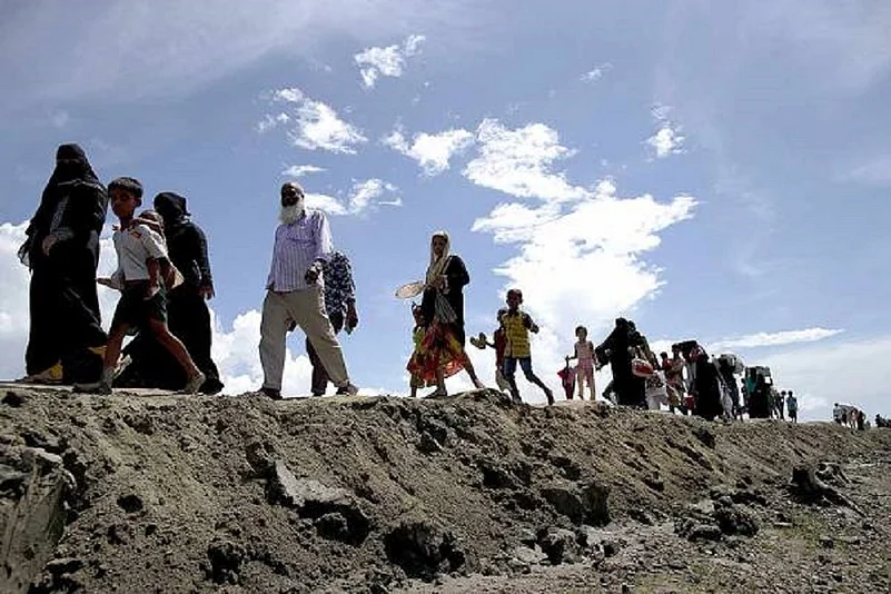 Representational Image of Rohingya refugees