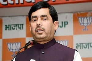 BJP leader Shahnawaz Hussain.