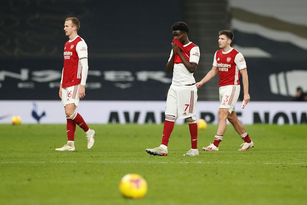 EPL: Arsenal Manager Mikel Arteta Blames Misfiring Stars For Defeat To Tottenham