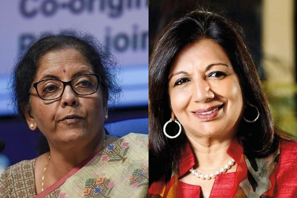 Nirmala Sitharaman, Kiran Mazumdar-Shaw In Forbes 2020 List Of 100 most Powerful Women