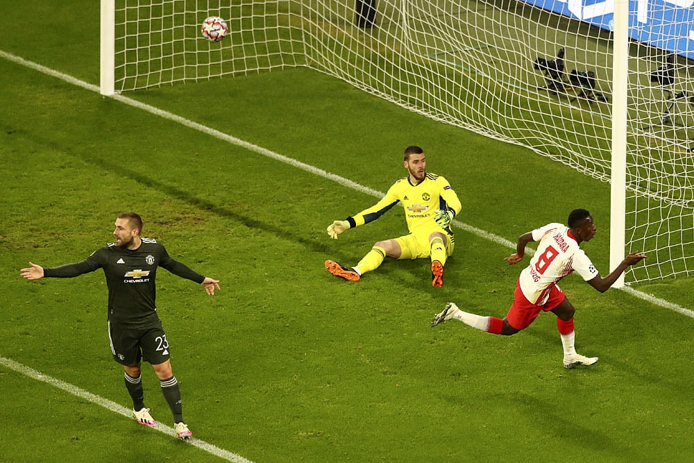 Manchester United Knocked Out Of UEFA Champions League By RB Leipzig