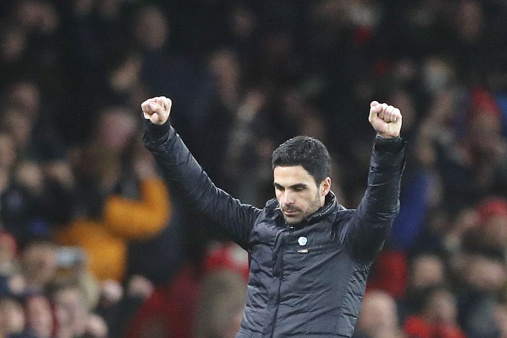 EPL | Arsenal 4-0 Newcastle United: Mikel Arteta Celebrates Second League Win