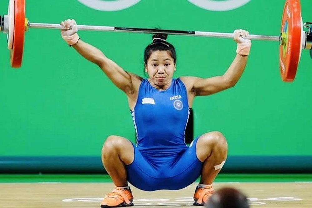 Saikhom Mirabai Chanu Betters Her Own National Record, Lifts 203kg To Win Gold