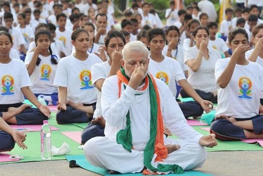 PM Modi urged people to make yoga an integral part of lives