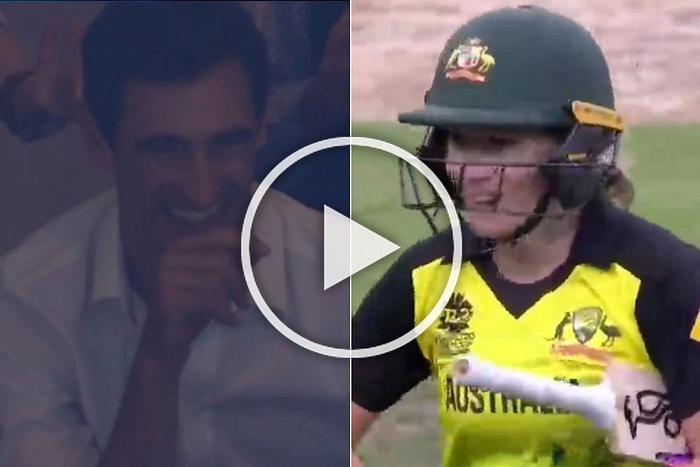 ICC Women's T20 World Cup, IND Vs AUS: Husband Mitchell Starc Watches As Record-Breaking Alyssa Healy Destroys India - WATCH