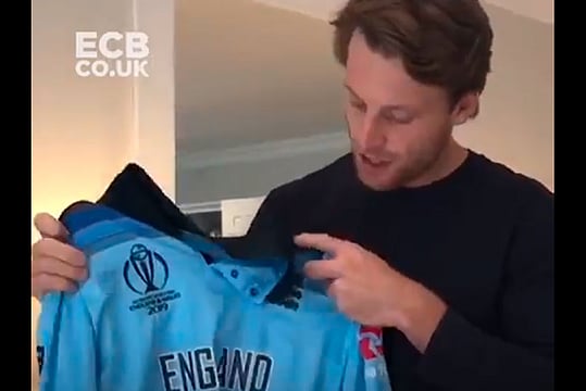Coronavirus: Anthony Joshua Among Bidders After Jos Buttler Auctions Off World Cup Final Shirt