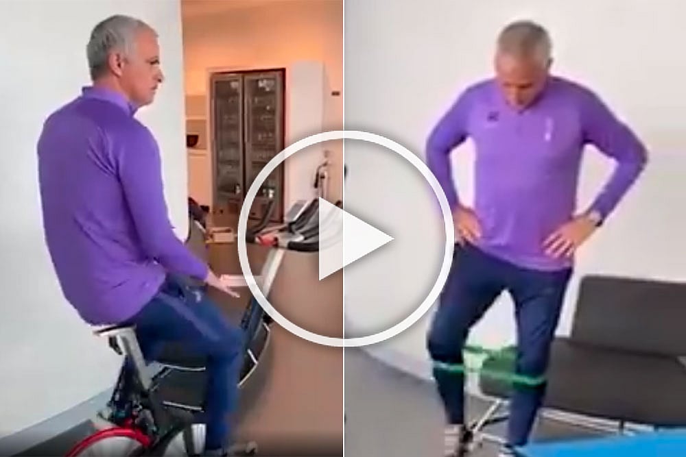 No Way, It's Jose! Spurs Boss Mourinho Joins In During Virtual Tottenham Training Session - WATCH