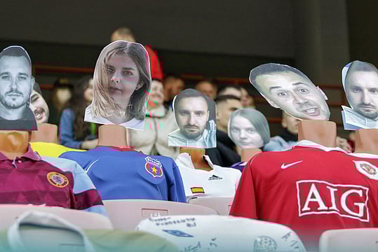 Mannequins Replace Fans As Belarusian League Continues Amid Coronavirus Pandemic