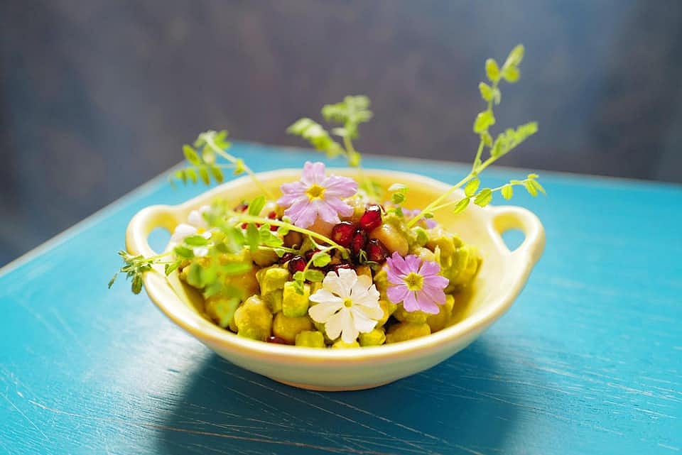 Lockdown Recipe: Chickpea Salad with Roasted Eggplant | By Chef Gaggan Anand