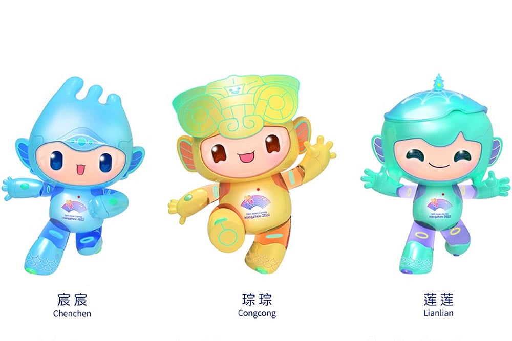 Robot Triplets Unveiled As Hangzhou 2022 Asian Games Mascots