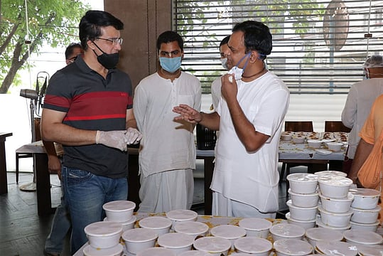 Sourav Ganguly Helps ISKCON Feed 10,000 More People Daily During COVID-19 Lockdown Period