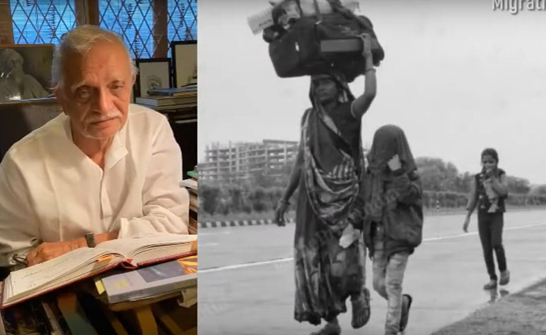 <em>'Marenge To Wahin Jaa Kar Jahan Par Zindagi Hai'</em>: Gulzar Pens Poignant Poem On Migrants