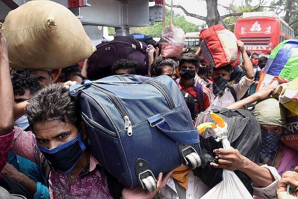 File Photo; Representative image : Mumbai, Delhi, Kolkata, and Hyderabad were identified as the top four cities with the largest inflow of migrants. 