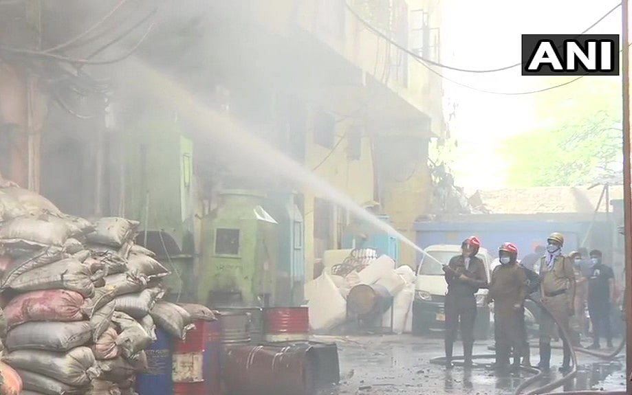 Twin Fire Break Out In Delhi; Shoe Factory, 250 Shanties Gutted