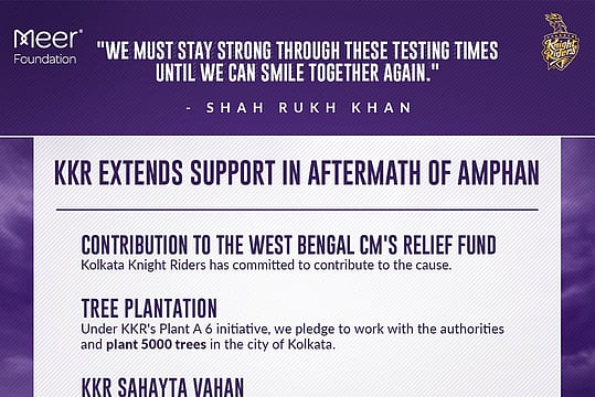 Kolkata Knight Riders Extend Support In Aftermath Of Cyclone Amphan
