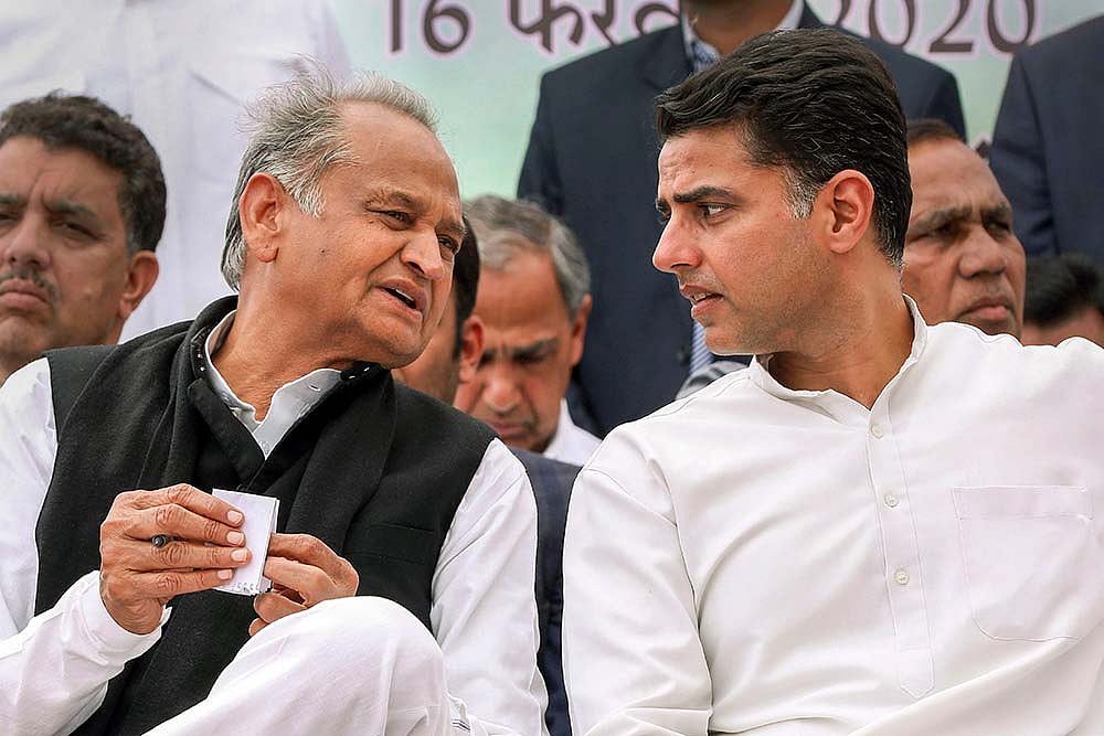 Rajasthan Chief Minister Ashok Gehlot and Sachin Pilot