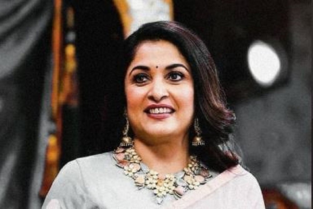 South-indian actor Ramya Krishnan. 